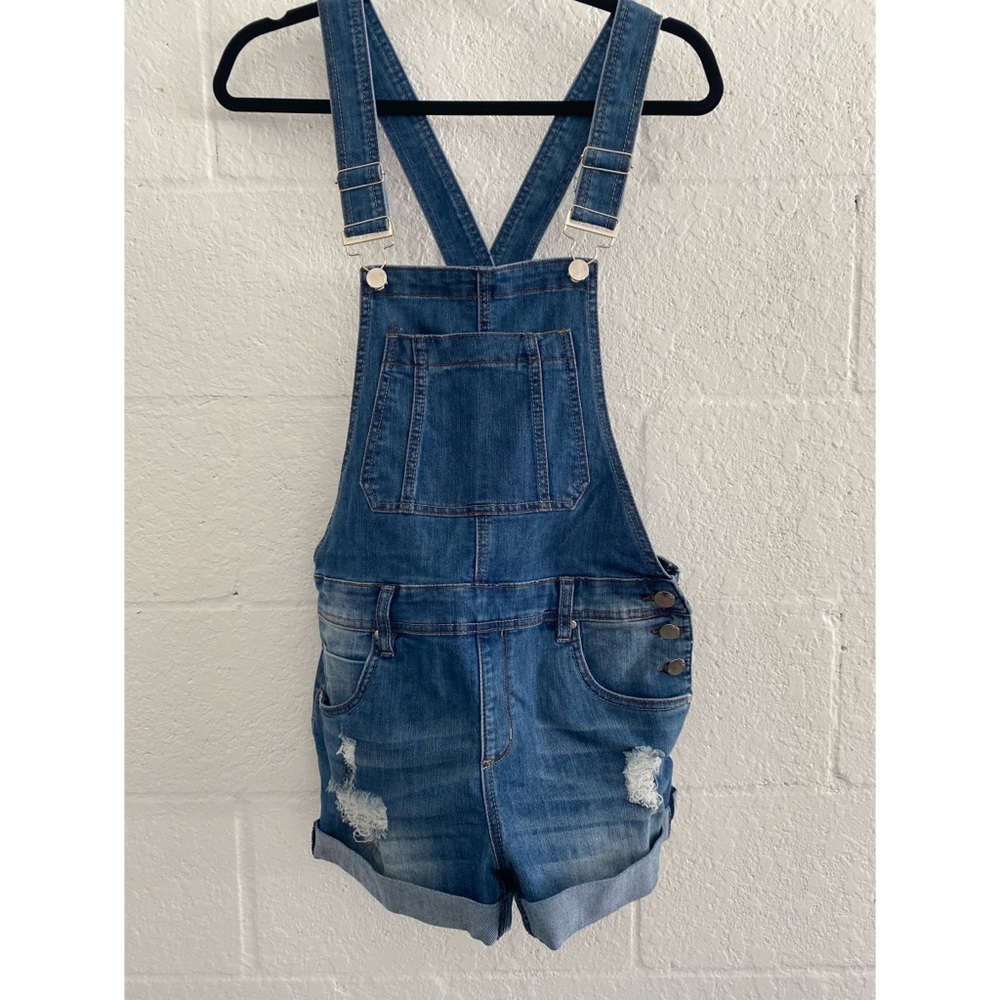 Dollhouse Denim Shortalls
